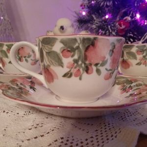 NIKKO Tableware Tea Cup & Saucer, Set of 3